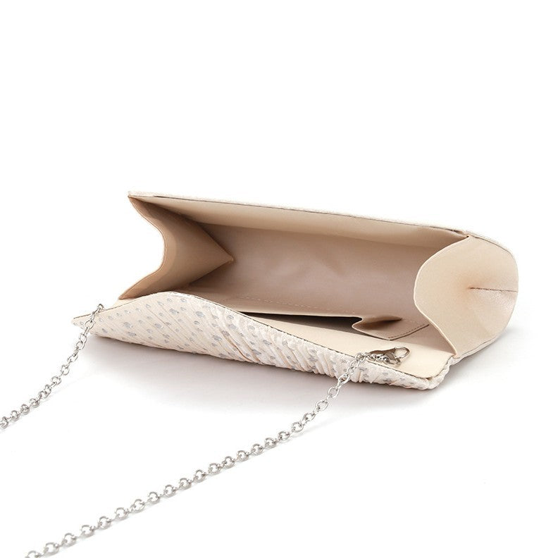 Japanese clutch pleated diamond crossbody bag